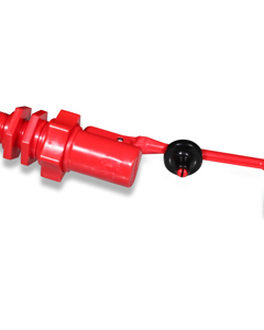 Float valve 1/2" PVC wo/ball incl nozzles f/mixing tank 4248